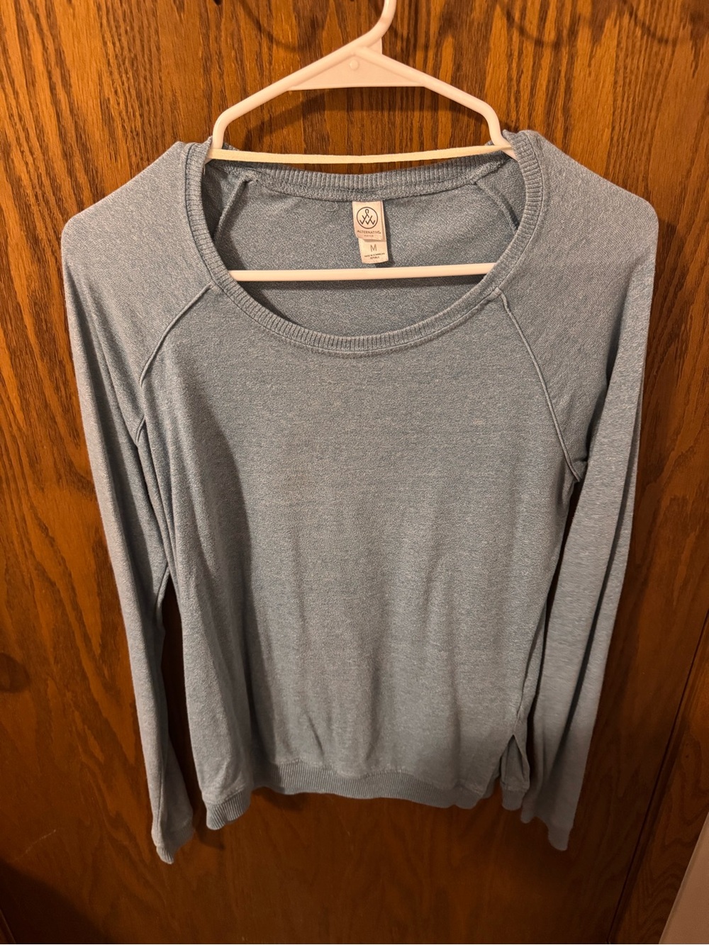 Alternative Apparel Light Blue Long Sleeve Shirt